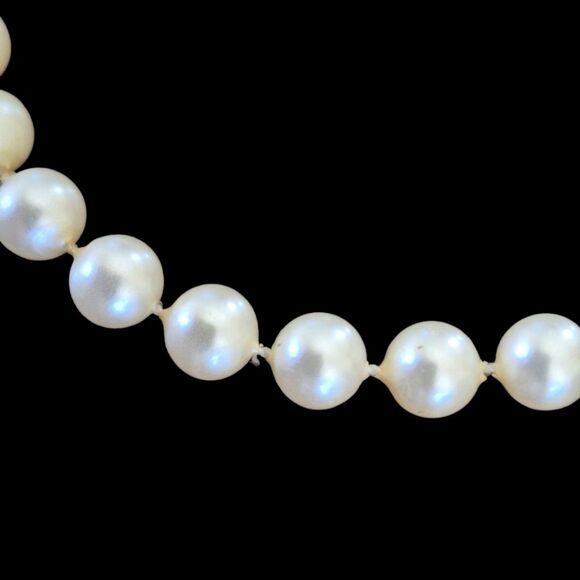 Vintage String of Pearls Gatsby 66" Strand Costume Faux Pearls - Picture 4 of 16